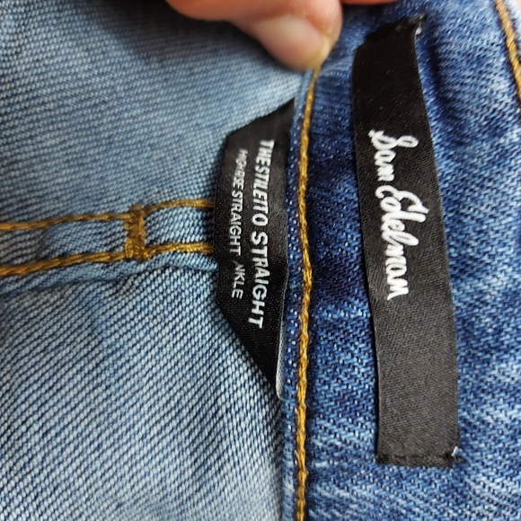 Sam Edelman The Stiletto Straight High Rise Ankle Jeans  - Picture 2 of 14